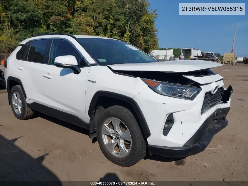 2020 Toyota Rav4 Hybrid Xle/Xse VIN: 2T3RWRFV5LW055315 Lot: 40333379