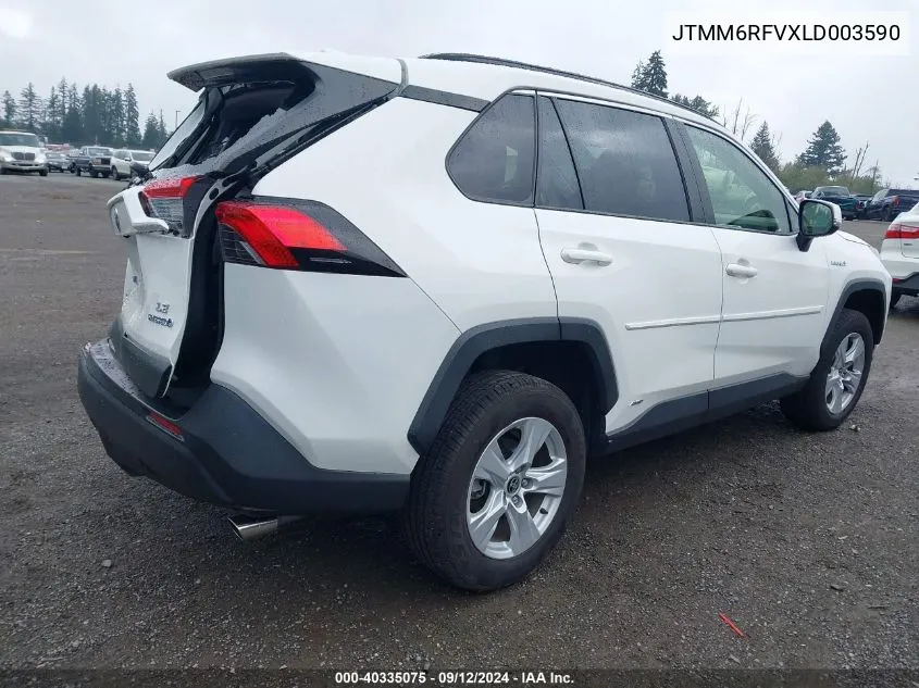 2020 Toyota Rav4 Le VIN: JTMM6RFVXLD003590 Lot: 40335075