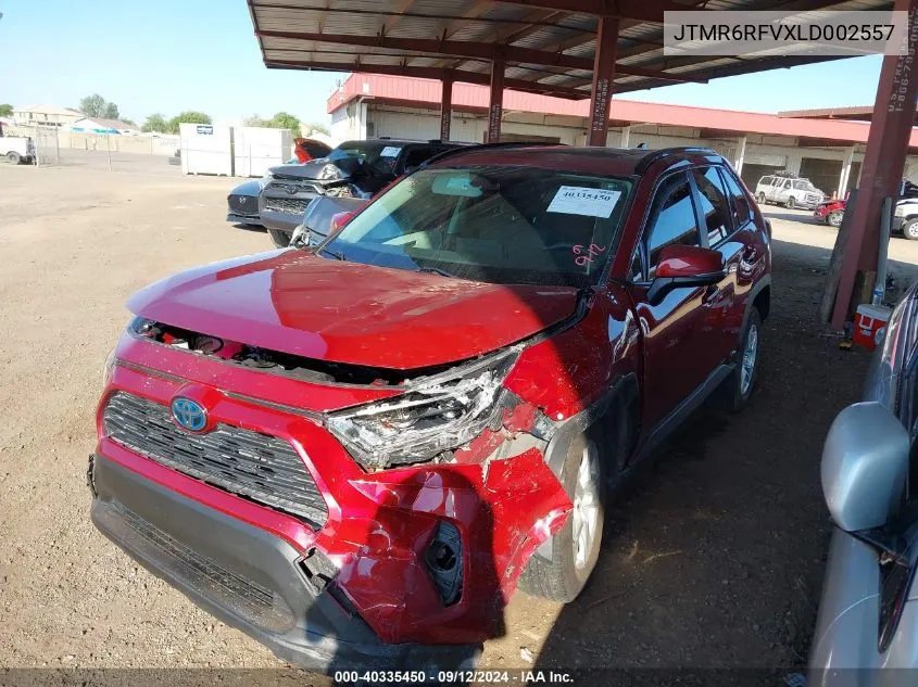 2020 Toyota Rav4 Xle/Xle Premium/Xse VIN: JTMR6RFVXLD002557 Lot: 40335450