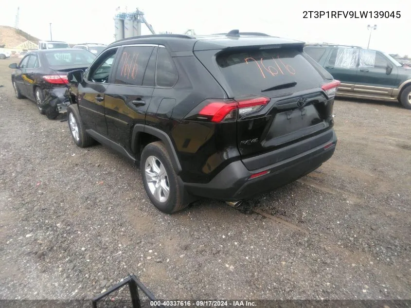 2020 Toyota Rav4 Xle VIN: 2T3P1RFV9LW139045 Lot: 40337616