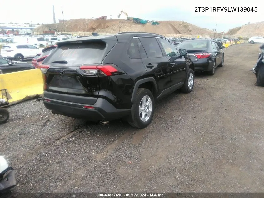 2020 Toyota Rav4 Xle VIN: 2T3P1RFV9LW139045 Lot: 40337616