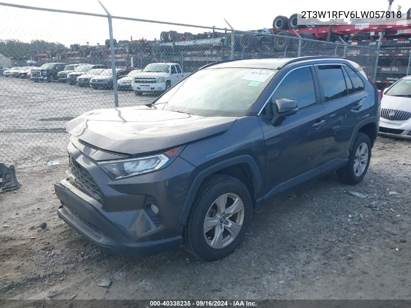 2020 Toyota Rav4 Xle VIN: 2T3W1RFV6LW057818 Lot: 40338235