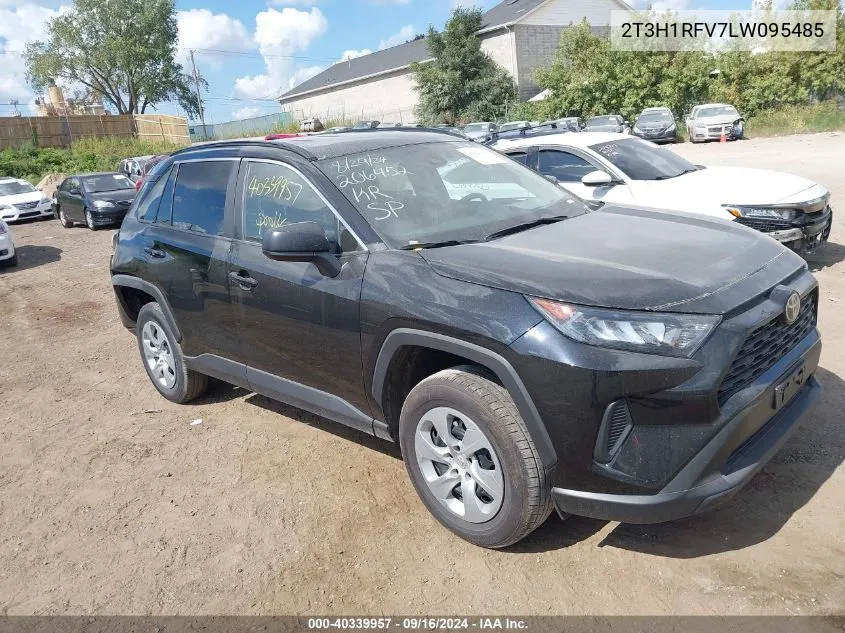 2020 Toyota Rav4 Le VIN: 2T3H1RFV7LW095485 Lot: 40339957