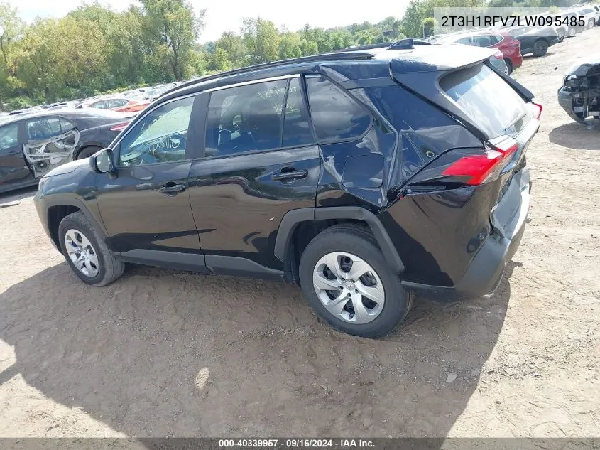 2020 Toyota Rav4 Le VIN: 2T3H1RFV7LW095485 Lot: 40339957