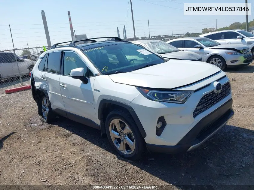 JTMDWRFV4LD537846 2020 Toyota Rav4 Hybrid Limited