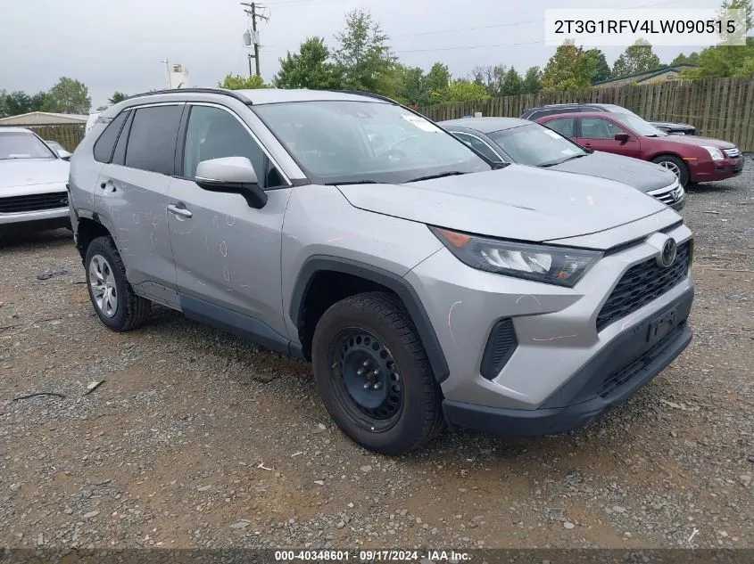 2020 Toyota Rav4 Le VIN: 2T3G1RFV4LW090515 Lot: 40348601