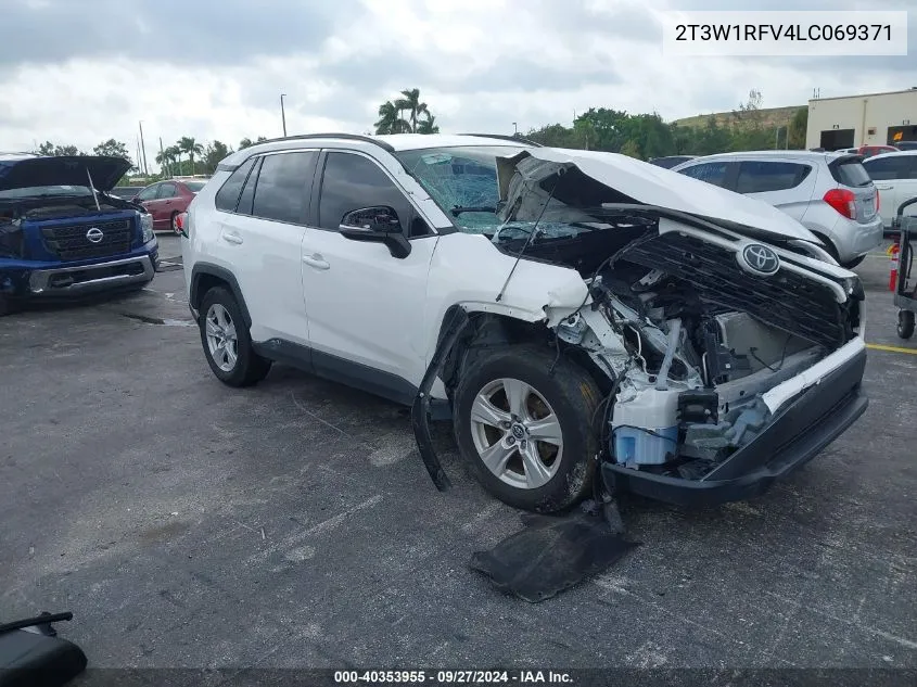 2T3W1RFV4LC069371 2020 Toyota Rav4 Xle