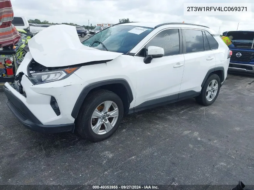 2T3W1RFV4LC069371 2020 Toyota Rav4 Xle