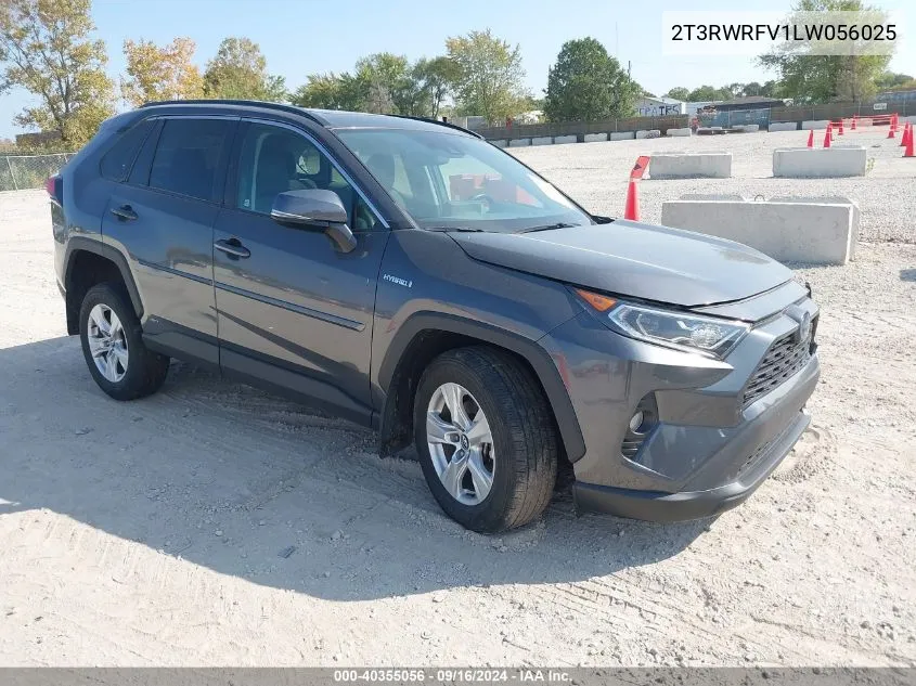 2020 Toyota Rav4 Hybrid Xle VIN: 2T3RWRFV1LW056025 Lot: 40355056