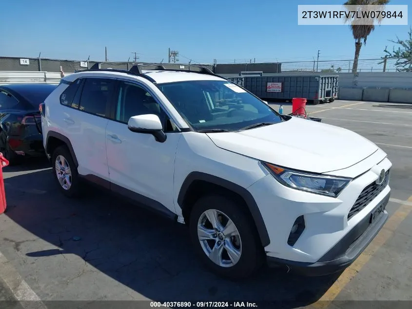 2020 Toyota Rav4 Xle VIN: 2T3W1RFV7LW079844 Lot: 40376890