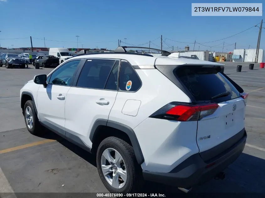 2020 Toyota Rav4 Xle VIN: 2T3W1RFV7LW079844 Lot: 40376890