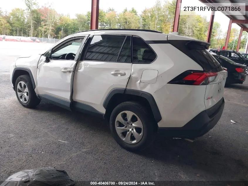 2020 Toyota Rav4 Le VIN: 2T3F1RFV8LC071866 Lot: 40406700