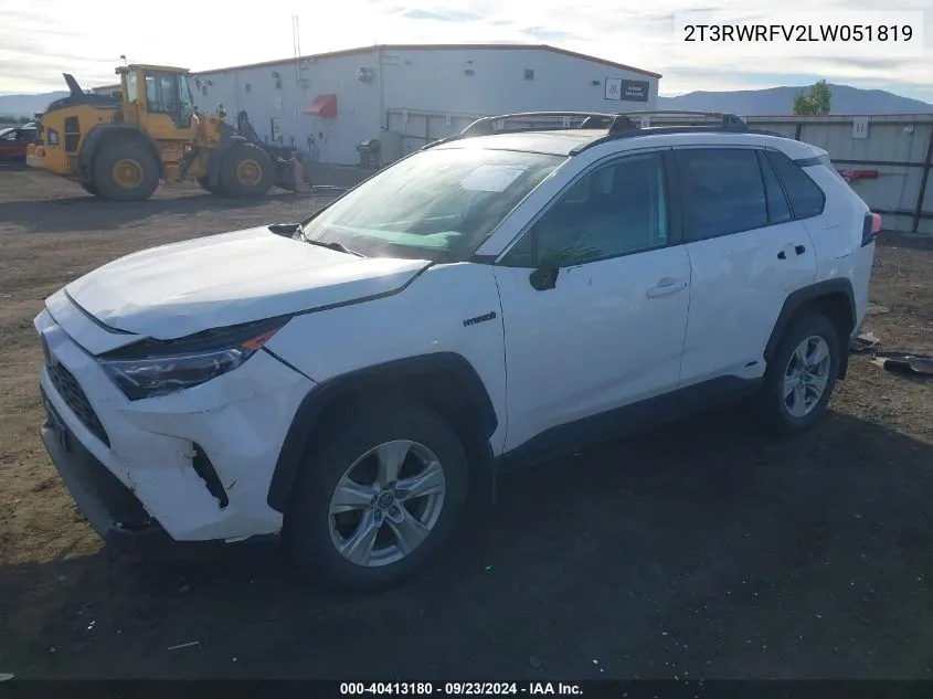 2T3RWRFV2LW051819 2020 Toyota Rav4 Hybrid Xle/Xse