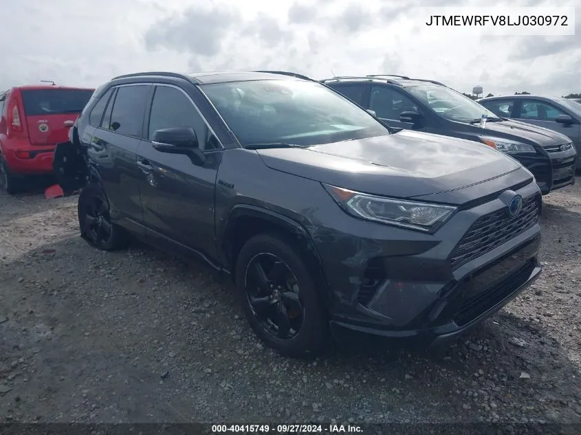 2020 Toyota Rav4 Hybrid Xse VIN: JTMEWRFV8LJ030972 Lot: 40415749