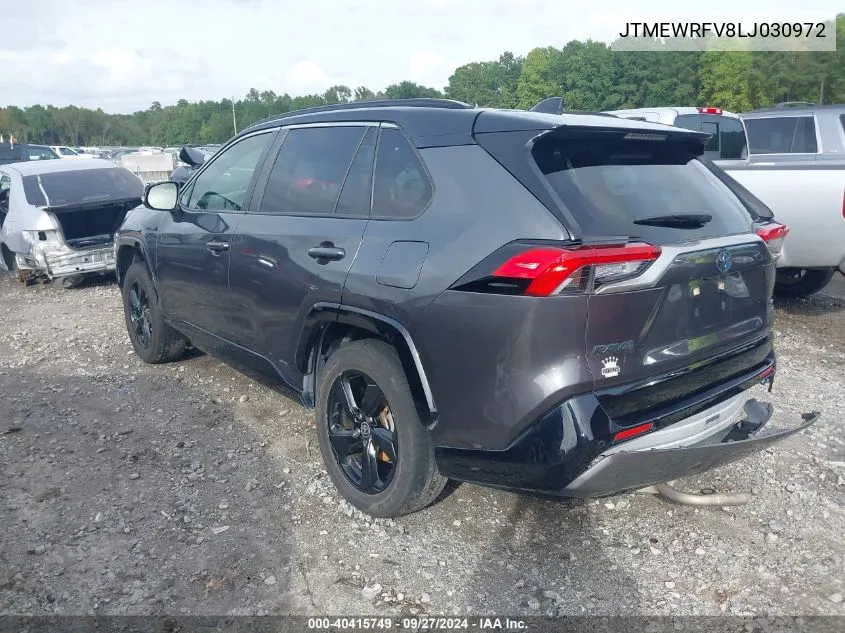 2020 Toyota Rav4 Hybrid Xse VIN: JTMEWRFV8LJ030972 Lot: 40415749