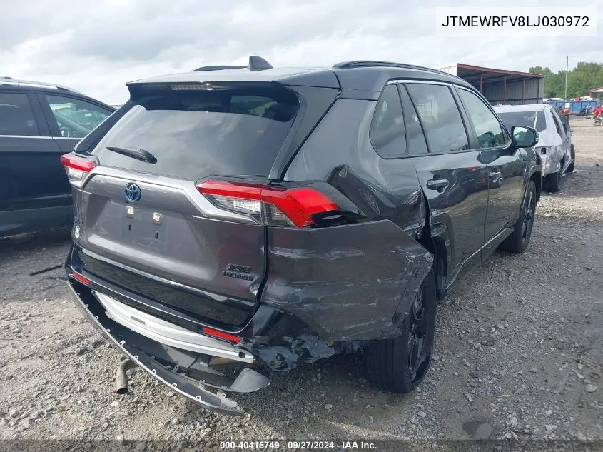 2020 Toyota Rav4 Hybrid Xse VIN: JTMEWRFV8LJ030972 Lot: 40415749