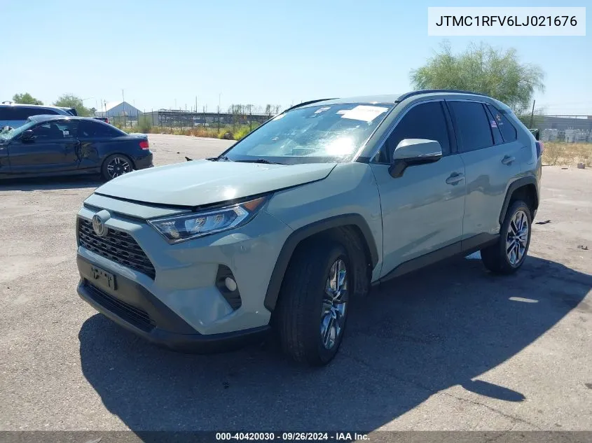 2020 Toyota Rav4 Xle Premium VIN: JTMC1RFV6LJ021676 Lot: 40420030