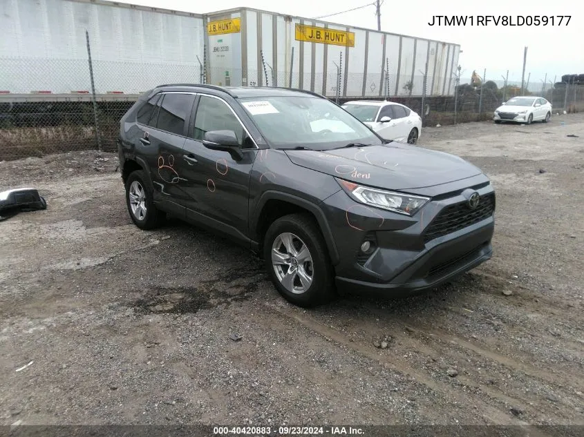 JTMW1RFV8LD059177 2020 Toyota Rav4 Xle