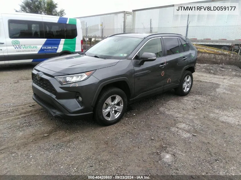 JTMW1RFV8LD059177 2020 Toyota Rav4 Xle