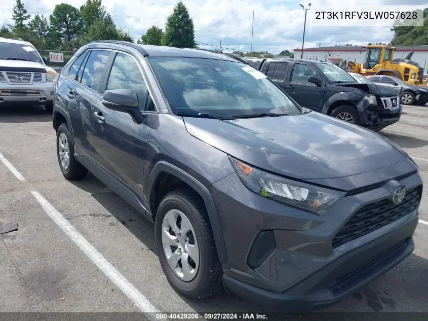 2020 Toyota Rav4 Le VIN: 2T3K1RFV3LW057628 Lot: 40429206