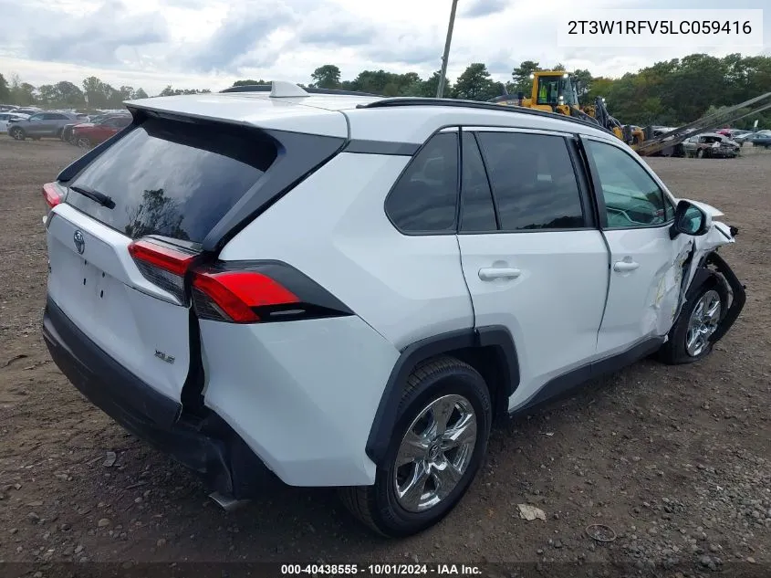 2T3W1RFV5LC059416 2020 Toyota Rav4 Xle