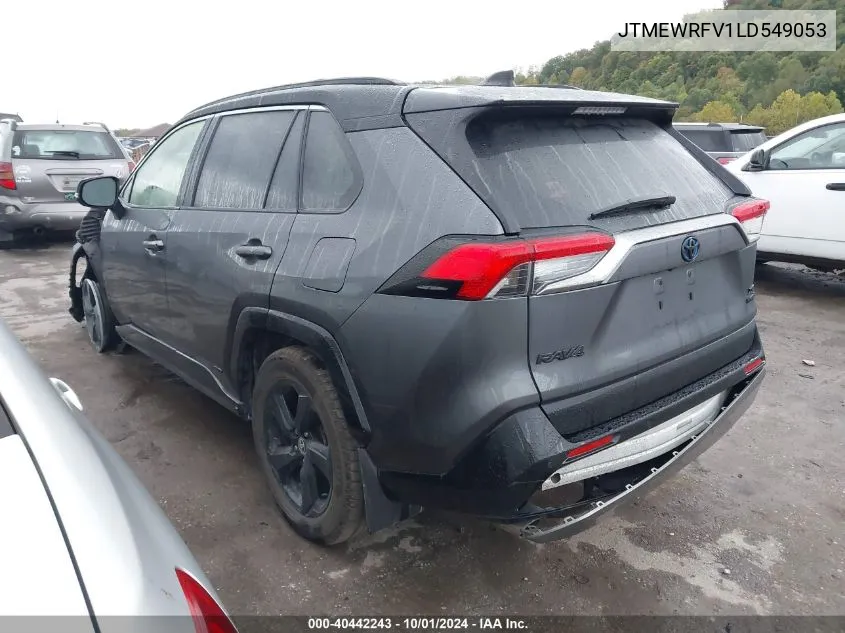 2020 Toyota Rav4 Xse VIN: JTMEWRFV1LD549053 Lot: 40442243