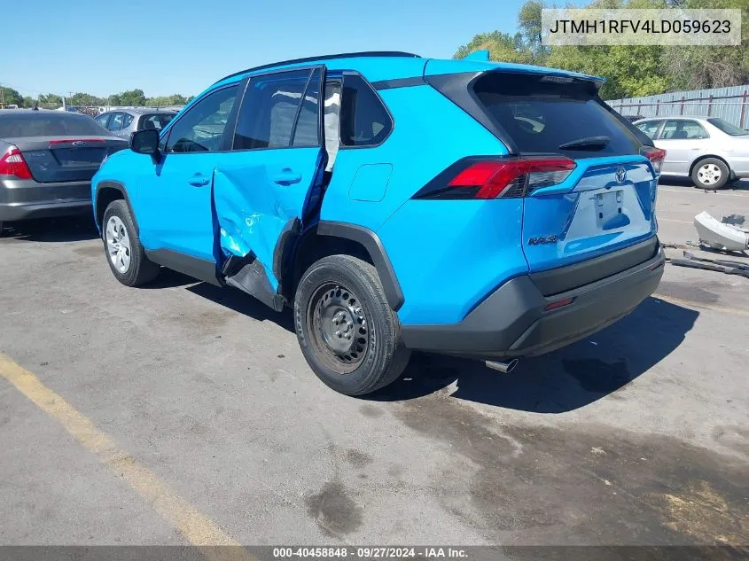 2020 Toyota Rav4 Le VIN: JTMH1RFV4LD059623 Lot: 40458848