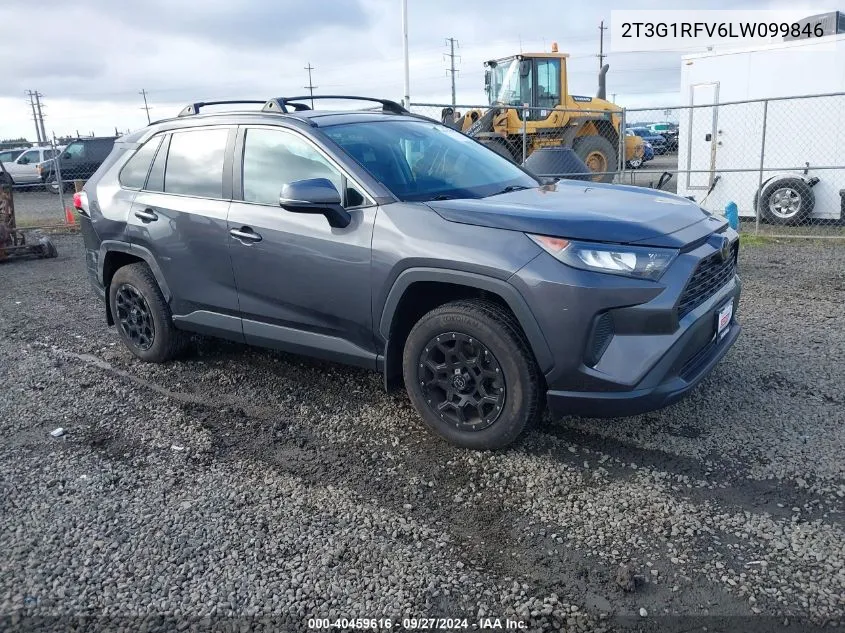 2020 Toyota Rav4 Le VIN: 2T3G1RFV6LW099846 Lot: 40459616