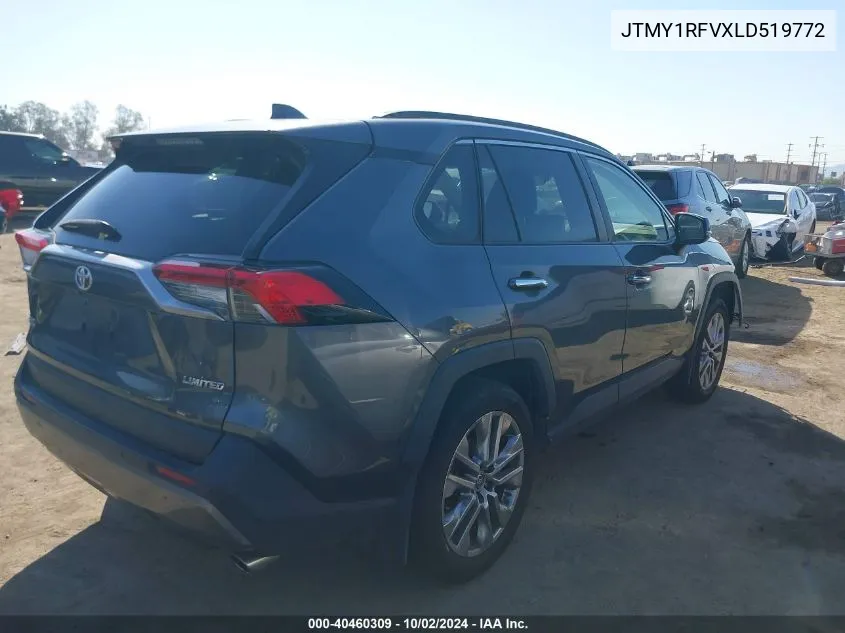 2020 Toyota Rav4 Limited VIN: JTMY1RFVXLD519772 Lot: 40460309