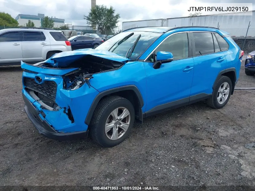 JTMP1RFV6LJ029150 2020 Toyota Rav4 Xle