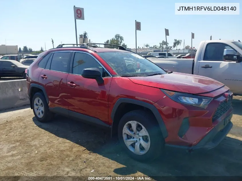 2020 Toyota Rav4 Le VIN: JTMH1RFV6LD048140 Lot: 40473551