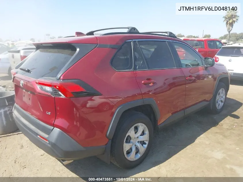 JTMH1RFV6LD048140 2020 Toyota Rav4 Le