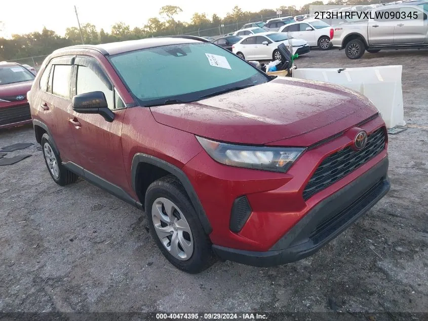 2T3H1RFVXLW090345 2020 Toyota Rav4 Le