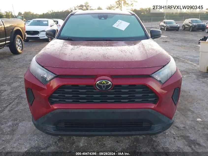 2T3H1RFVXLW090345 2020 Toyota Rav4 Le