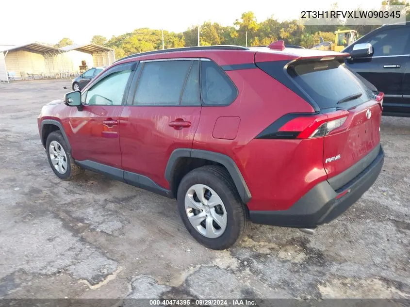 2020 Toyota Rav4 Le VIN: 2T3H1RFVXLW090345 Lot: 40474395