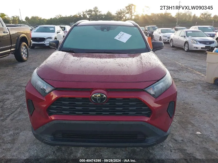 2T3H1RFVXLW090345 2020 Toyota Rav4 Le