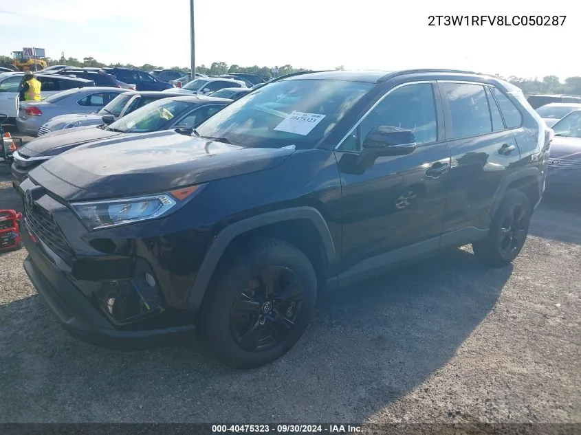 2020 Toyota Rav4 Xle VIN: 2T3W1RFV8LC050287 Lot: 40475323