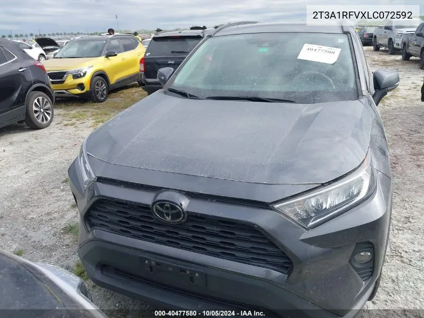 2020 Toyota Rav4 Xle Premium VIN: 2T3A1RFVXLC072592 Lot: 40477580