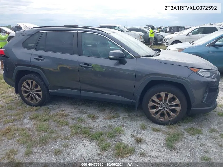 2020 Toyota Rav4 Xle Premium VIN: 2T3A1RFVXLC072592 Lot: 40477580