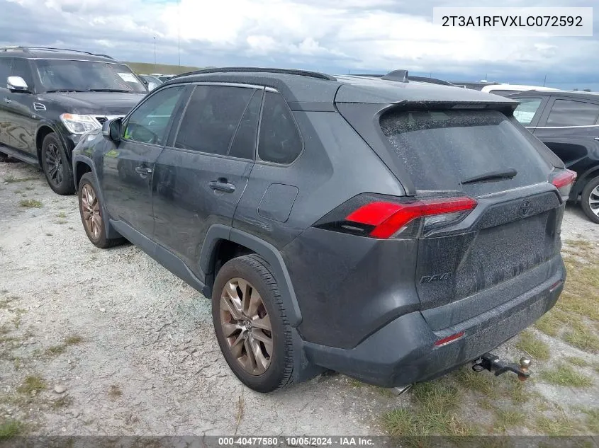 2020 Toyota Rav4 Xle Premium VIN: 2T3A1RFVXLC072592 Lot: 40477580