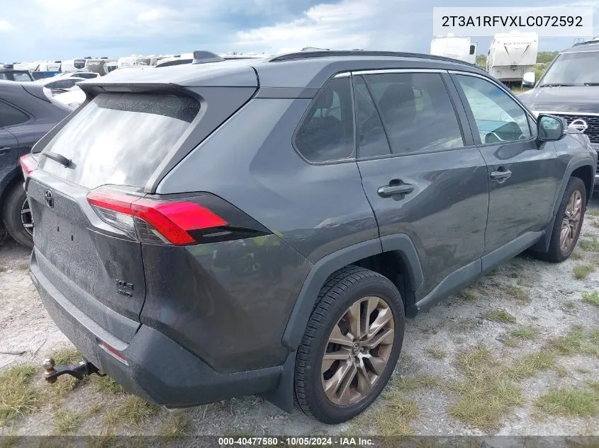 2020 Toyota Rav4 Xle Premium VIN: 2T3A1RFVXLC072592 Lot: 40477580