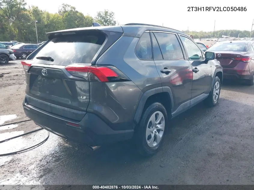 2020 Toyota Rav4 Le VIN: 2T3H1RFV2LC050486 Lot: 40482876