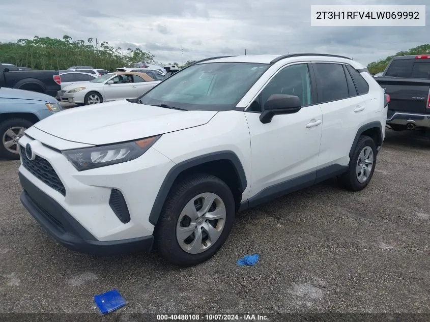 2020 Toyota Rav4 Le VIN: 2T3H1RFV4LW069992 Lot: 40488108