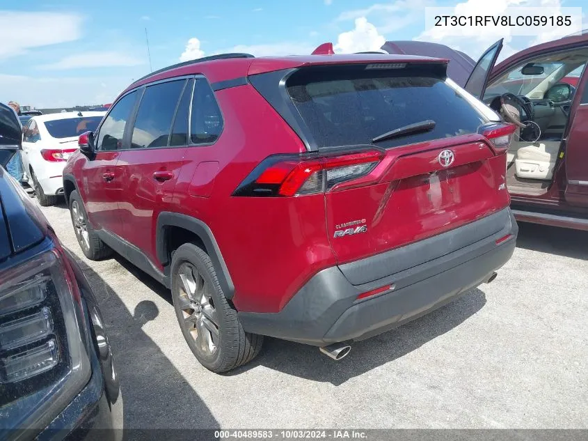 2020 Toyota Rav4 Xle Premium VIN: 2T3C1RFV8LC059185 Lot: 40489583