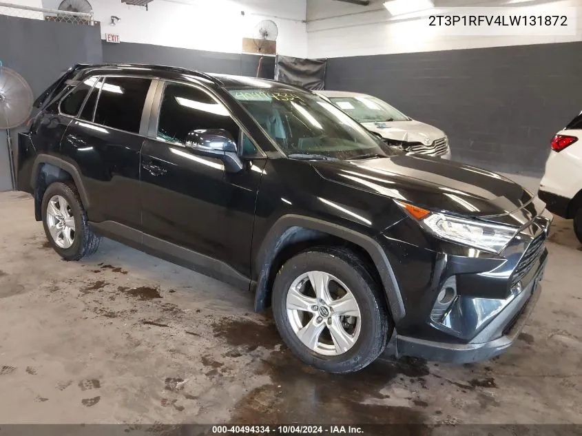 2020 Toyota Rav4 Xle VIN: 2T3P1RFV4LW131872 Lot: 40494334