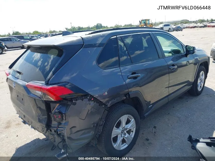 2020 Toyota Rav4 Hybrid Xle VIN: JTMRWRFV6LD066448 Lot: 40495794