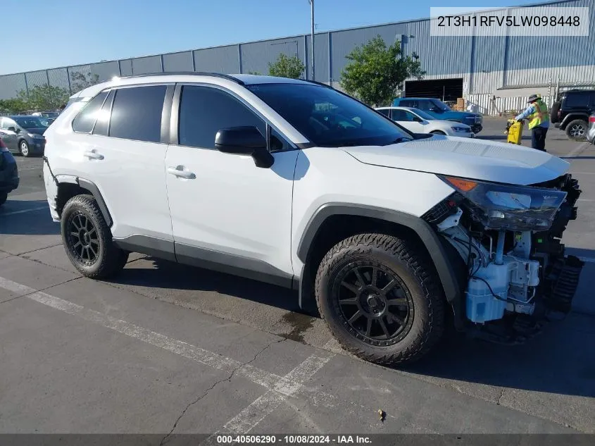 2020 Toyota Rav4 Le VIN: 2T3H1RFV5LW098448 Lot: 40506290