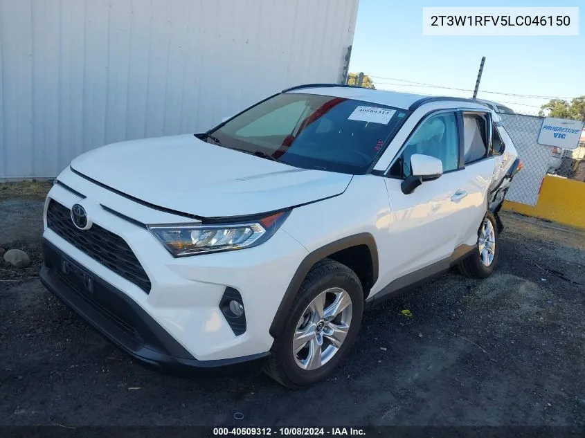 2020 Toyota Rav4 Xle VIN: 2T3W1RFV5LC046150 Lot: 40509312