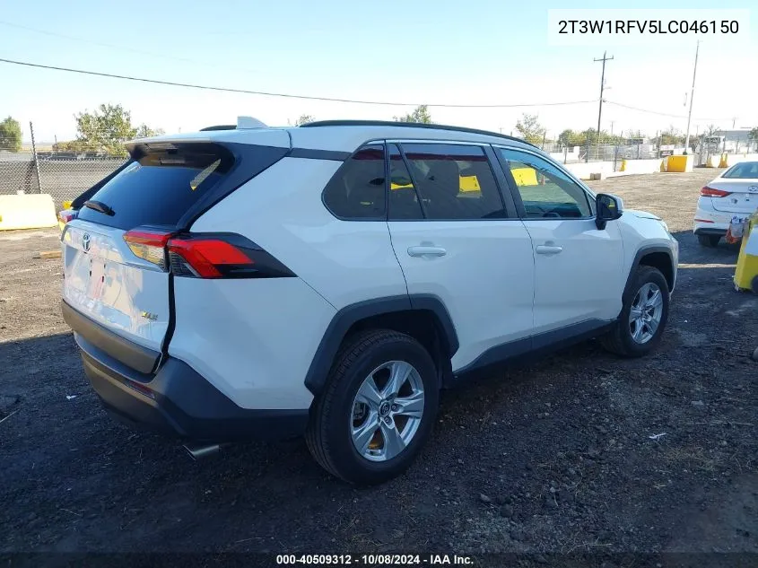 2020 Toyota Rav4 Xle VIN: 2T3W1RFV5LC046150 Lot: 40509312