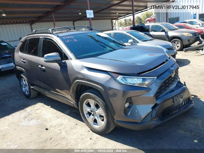 2020 Toyota Rav4 Xle VIN: JTMW1RFV2LJ017945 Lot: 40512061